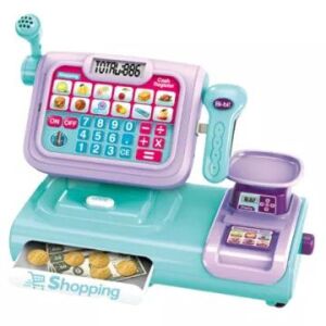 Játék pénztárgép kiegészítőkkel, szerepjáték pénztárgép - Manyuk Toys