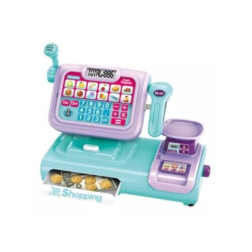 Kasa zabawkowa z akcesoriami, kasa do zabawy w udawanie