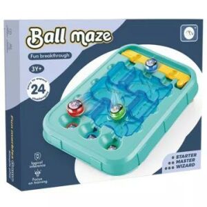 Logická hra Ball Maze s 24 výzvami, zábavný prelom pre deti 3+ - Logické hry