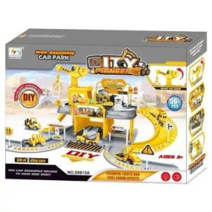 Transformabilna garaža za tri automobila 122926229 - Manyuk Toys