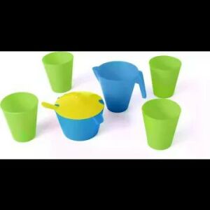 Wader Party Time 8-dielna hracia súprava pre deti, hračka čajová súprava, kuchynské doplnky na hranie rolí - Wader