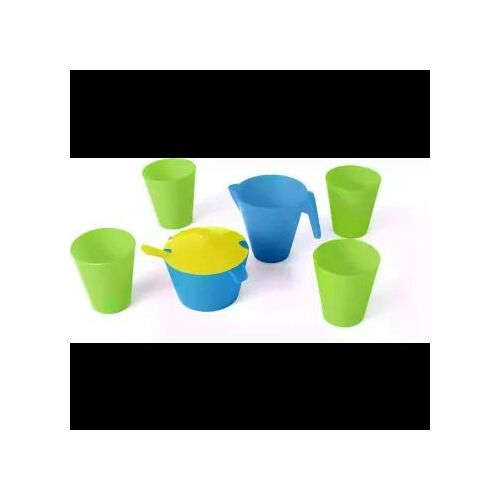 Wader Party Time 8-dielna hracia súprava pre deti, hračka čajová súprava, kuchynské doplnky na hranie rolí