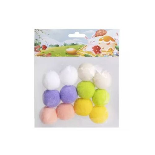 Textilné dekoratívne vajcia - 12 ks 122926665