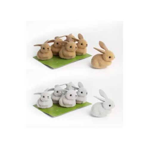 Dekorációs nyuszi figura - 6 db-os, kétféle 122926669