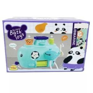 Becher's Bath Toys Blaues U-Boot Badespielzeug in Verpackung - Galaxy