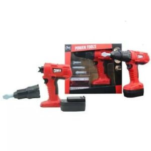 Zestaw narzędzi do zabawy - 2 wiertarki zabawkowe i akcesoria - DIY