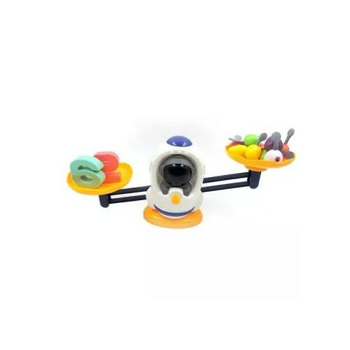 Űrrakéta formájú tanulómérleg: Vaga za učenje u obliku rakete s brojevima i predmetima za balansiranje