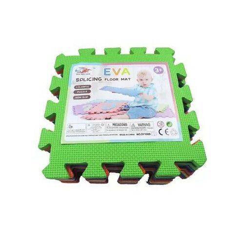 Covor de joacă puzzle - Dale colorate interconectabile din spumă EVA