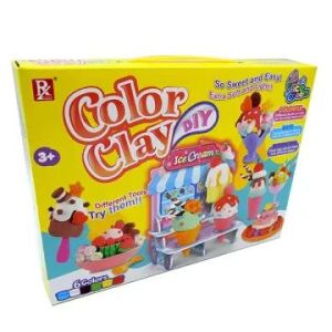 Color Clay DIY Fagylalt készítő szett gyerekeknek, Gyurma fagylalt készítő játékszett - Manyuk Toys