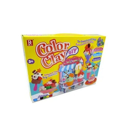 Color Clay DIY set za izradu sladoleda za djecu, Set za igru izrade sladoleda od modelirne gline