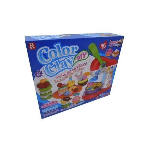 Color Clay DIY Dessert-Set mit Küchenmaschine Spielzeug, kreatives Spielzeugessen
