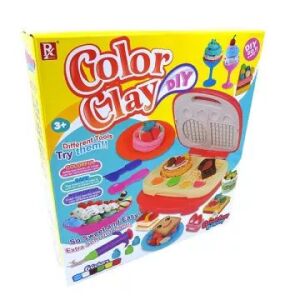 Color Clay DIY gofrisütő gyurmaszett, gyurma ételkészítő készlet - Manyuk Toys