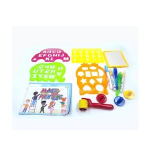 Accesorii covor de desen Maszatmentes: șabloane, role, pixuri pentru desen cu apă - Jocuri si jucarii creative