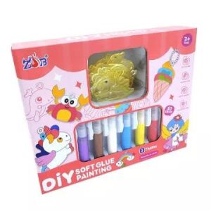 ZJB Kulcstartó készítő készlet csomagolásban. DIY kulcstartó készítő készlet festékekkel. - Manyuk Toys