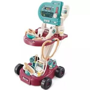 Orvosi kézikocsi játékszett - 24 db-os 122927177 - Manyuk Toys