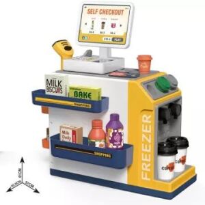 Set Szupermarket: igračka blagajna sa skenerom i zamrzivačem - Manyuk Toys