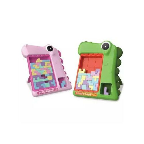 Rózsaszín és Zöld Dinoszaurusz Tetrisz Játékok