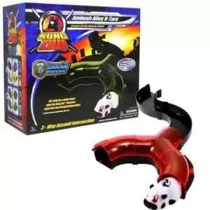 Kung Zhu element toru Y-kształtny do zabawek dla chomików. Rozbuduj swoją arenę bitewną Kung Zhu za pomocą tego elementu toru. - Pociąg, element kolejowy, autostrada