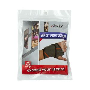 Csuklóvédő Aktivsport tépőzáras neoprén-nylon Méret M 122982314 - Ízületi rögzítő