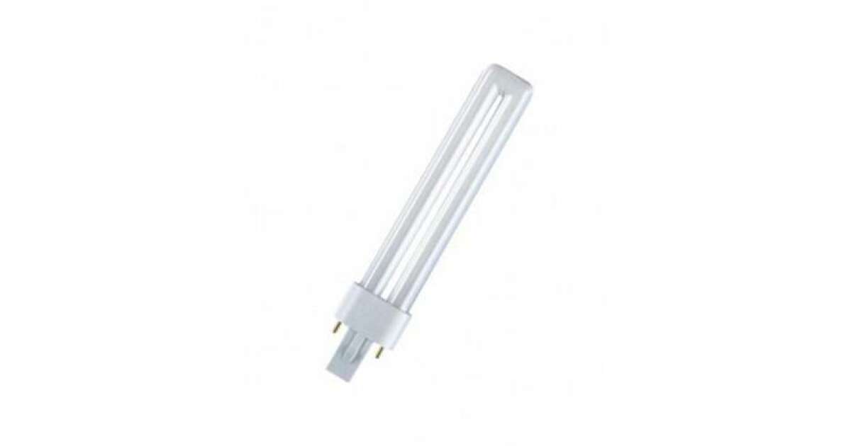 Philips - Lampadina a luce bianca calda PL-S 9 Watt 840, extra 2P G23