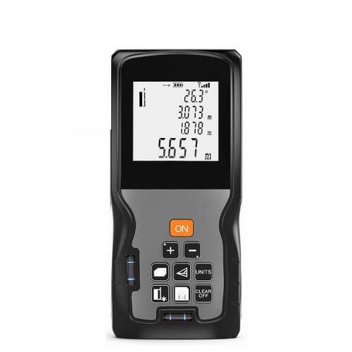 Laser Distance Measurer with Integrated Level 40M