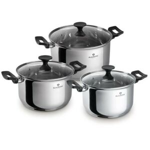 Berlinger Haus Gourmet Line 6-piece stainless steel cookware set with bakelite handles - Crockery