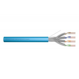 Digitus DK-1624-A-VH-1 kabel sieciowy Niebieski 100 M Cat6a U/FTP (STP) 114533370 - Kabel FTP