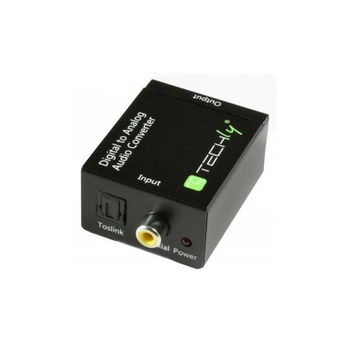 Techly IDATA SPDIF-3 Multiconnection RCA Fekete csatlakozó átalakító 114533376