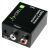 Techly IDATA SPDIF-3 Multiconnection RCA Fekete csatlakozó átalakító 114533376