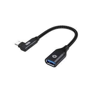 CONCEPTRONIC Adapter USB-C3.2 90°->USB-A3.0   10Gbs 0.15m sw 114533399 - Conceptronic
