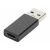 Digitus AK-300524-000-S USB A USB-C jack Fekete csatlakozó átalakító 114533419
