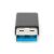 Digitus AK-300524-000-S USB A USB-C jack Fekete csatlakozó átalakító 114533419