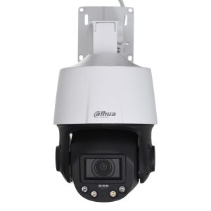 Dahua IP PT Dome-Kamera - SD3E405DB-GNY-A-PV1 (TIOC; 4MP, 2.7–13mm, Außenbereich, IR50m + LED30m; H265+, IP66, Mikrofon, Lautsprecher)