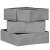 Springos 4-piece drawer organizer set, gray, stacked