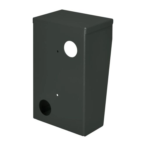 FOSSA copertină de protecție împotriva ploii pentru interfon, montată pe suprafață, neagră