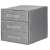Springos gray 3-drawer storage unit for closet organization