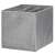 Springos gray fabric storage box with three compartments