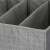 Close-up of Springos gray storage box dividers