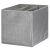 Springos gray fabric storage box with divided interior