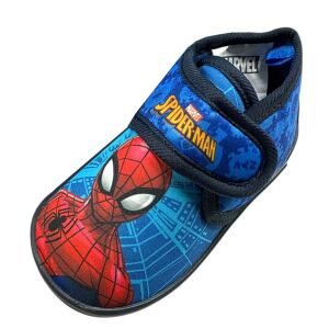 Marvel Spider-Man niebieski kapeć domowy dla dzieci, widok pod kątem - Baba & Tipegő