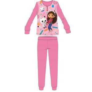 Set pijama roz Nickelodeon Gabby's Dollhouse pentru copii mici, marimea 2-3 ani - Nickelodeon Pijamale pentru copii, cămăși de noapte