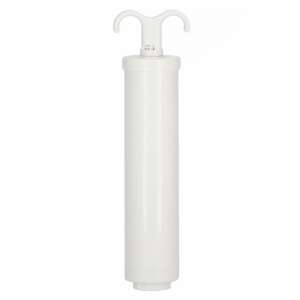 Vákuová pumpa na tašky na oblečenie, plast, 38cm, biela