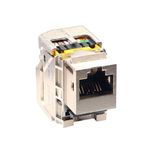 Legrand RJ45 Keystone port Cat6A árnyékolt (STP) LCS2 gyorscsatlakozós 180° 500 Mhz 10xGigabit (033154)