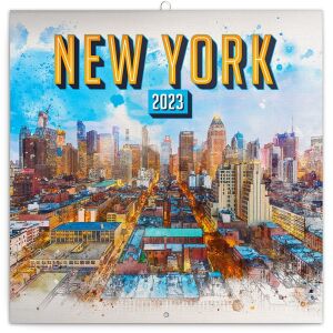 Realsystem 300 x 300mm 2023 Falinaptár - New York (6097-NY) 131516194 - REALSYSTEM