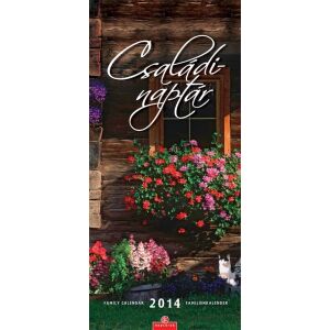 CSG 2024-es Családi 22x48cm falinaptár (FN 092) 136102776 - WaliSec