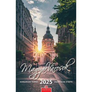 CSG 2024-es Magyar városok 21x32cm falinaptár (FN 082) 118250224 - WaliSec