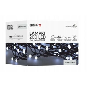 Șir de lumini de Crăciun alb rece - 16 metri - 200 LED-uri 114543753 - Ghirlande luminoase