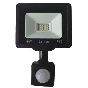 VARGO 10W-os LED reflektor mozgásérzékelővel, IP65 vízálló, hideg fehér fény - Vargo