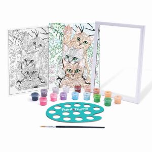 Festő és keret szett , Vicces macskák