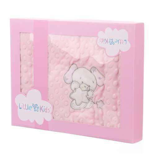 Baby plüss takaró - rózsaszín 40283070